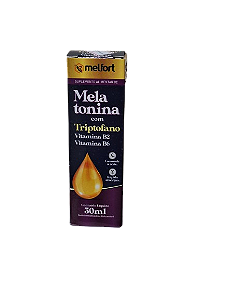 Melatonina  com  Triptofano Vitamina B2 Vitamina B6 Gotas