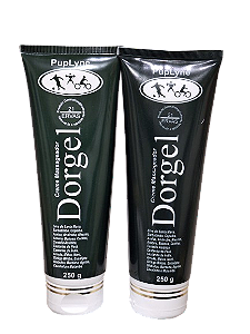 Dorgel  250g  Creme Massagador kit com 2 und