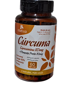 Cúrcuma + Pmenta Preta  60 cápsulas