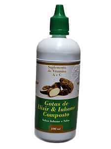 Elixir de Inhame  Composto   Gotas 100ml