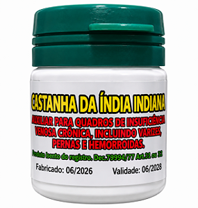 Castanha da índia Indiana Original lacrada
