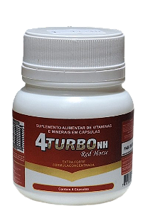 4TurboNH Red Horse 4 cp 500mg Fórmula Concentrada