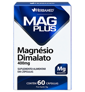 MAG PLUS -Magnésio Dimalato 400MG 60 CP