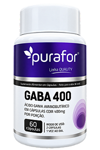 GABA 400 Acido Gama Aminobutírico 60 CP 400MG