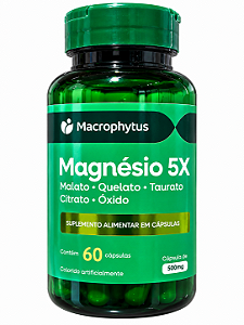 Magnésio 5X 60cp Macrophytus