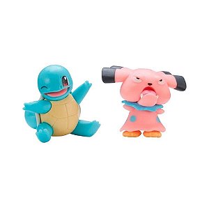 Pokemon Snubbull e Squirtle Figuras de Ação Wave Sunny