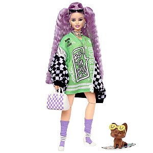 Boneca Barbie Fashion Com Acessórios Extra n. 18 Mattel