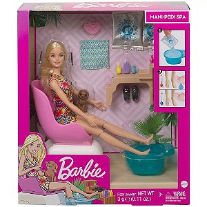 Boneca Barbie Salão de Manicure Mattel