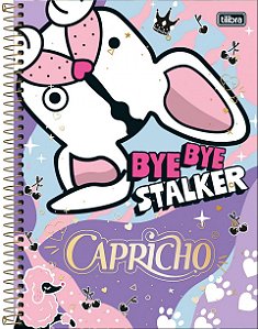 Caderno Universitário Bye Bye Stalker Capricho Tilibra