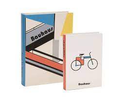Kit 02 Caixa Livro Decorativo Mart Bauhaus