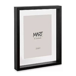 Porta Retrato MDF 15 X 20 cm Preto e Branco Mart