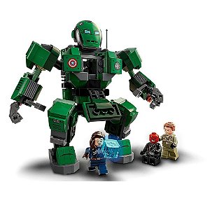 Lego Marvel Capitão Carter e Gigante Hydra