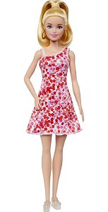 Barbie Fashionista Loira com Vestido Floral 205 Mattel