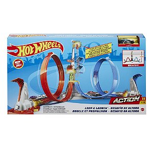 Pista Hot Wheels Rei do Looping Loop Star Mattel