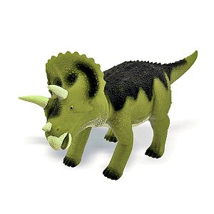 Dinossauro Articulado com Som Triceratopo e Filhote Vinil