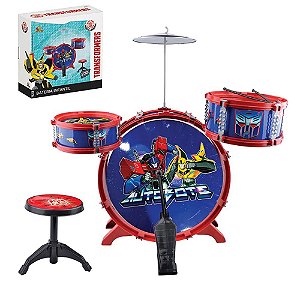 Instrumento Musical Bateria Infantil Transformes ArtB