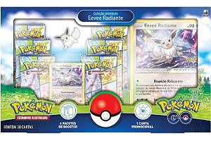 Pokemon Coleção Cartas Premium Pokémon GO Eevee Radiante