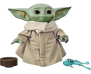 Pelúcia Sonora Baby Yoda The Mandalorian Star Wars Hasbro