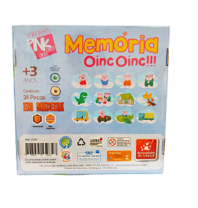 Jogo Educativo Infantil Memória Porqinha Pink Oinc Oinc