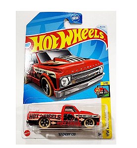Hot Wheels Mini Carro Escala 1:64 Camionete Chevy C10 Arts
