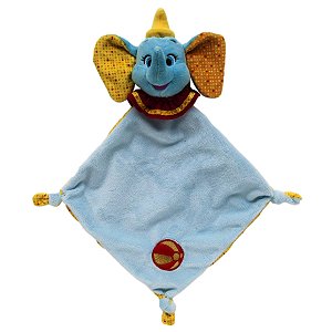Naninha Para Bebê Dumbo Azul com Textura Buba