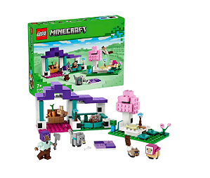 Lego Minecraft O Santuário Animal 206 Pçs - 21253