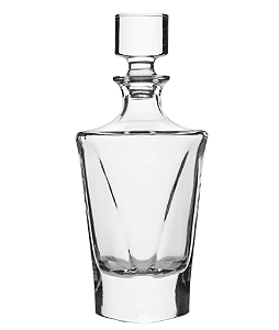 Garrafa de Whisky  em Vidro Vertice 750 ml