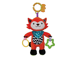 Raposa Raposinha Fox Plush Atividades Antialérgico Buba Toys