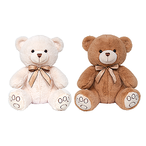 Pelúcia Urso Ursinho Carinho 29 cm Fofo Macio Buba 29 cm