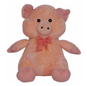 Pelúcia Antialérgica Porco Porquinho Pig 25 cm