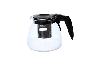 Chaleira de Vidro Borisilicato para Chá com Infusor 1L