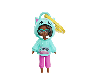 Boneca Polly Pocket Amigos da Moda Moletom Animais