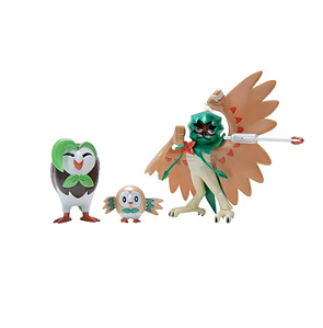 Pokemon Pack De Evolução Rowlet, Dartrix E Decidueye Sunny