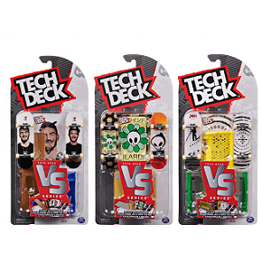 Skate de Dedo Tech Deck com Obstáculo e Card Kit com 02 unid
