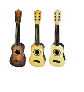 Mini Violão de Plástico Infantil Com 6 Cordas DM Toys
