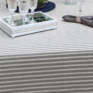 Toalha Mesa Linho Lines 2,70 x 1,58 m Limpa Fácil Kacyumara