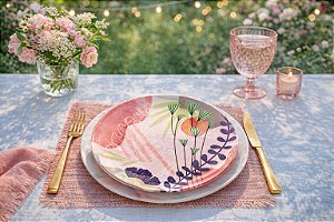 Prato Raso Jantar Yard Cerâmica 20,5 cm Oxford Kit 02 Unid