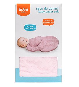 Saco de Dormir Baby Super Soft Rosa Buba
