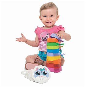 Brinquedo Educativo Primeira Infância Empilha Baby Gatinho