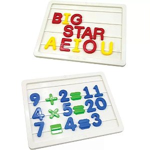 Jogo Brincar de Aprender Letras e Números Big Star