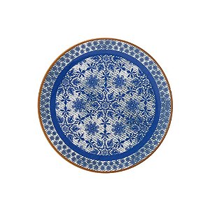 Pratos de Sobremesa Avulso Jeans Oxford