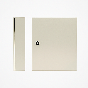 Quadro de comandos (elétrico) sobrepor, 1970x1000x300 com flange (DUAS PORTA), Bege