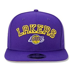 Boné NBA Los Angeles Lakers Core 9FIFTY Original Fit Snapback Aba Reta - New Era