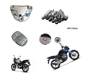 KIT ARTE CROMO MOTOR DETALHISTA