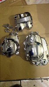 KIT TAMPAS MOTOR 150 PARTIDA ELETRICA E PEDAL DE 2005 ATÉ 2015 (LEIA A DESCRIÇÃO ANTES DE COMPRAR)