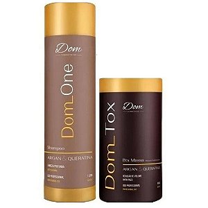 Btox Massa Dom Tox Kit+ Dom Cosméticos Shampoo Antirresíduo