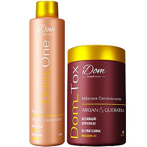 Btox Massa Dom Tox Kit+ Dom Cosméticos Shampoo Antirresíduo