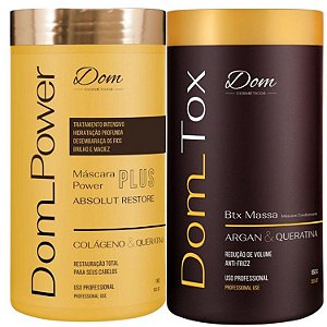 Dom Cosméticos Btox Btx Repositor Massa Mascara Power Plus