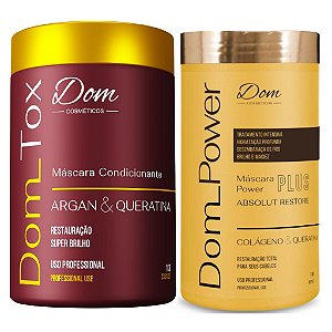 Btox Dom Tox Reduz Volume Profissional Máscara Power