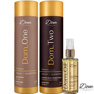 Progressiva Dom & Two Cosméticos +Oleo Argan Reparador